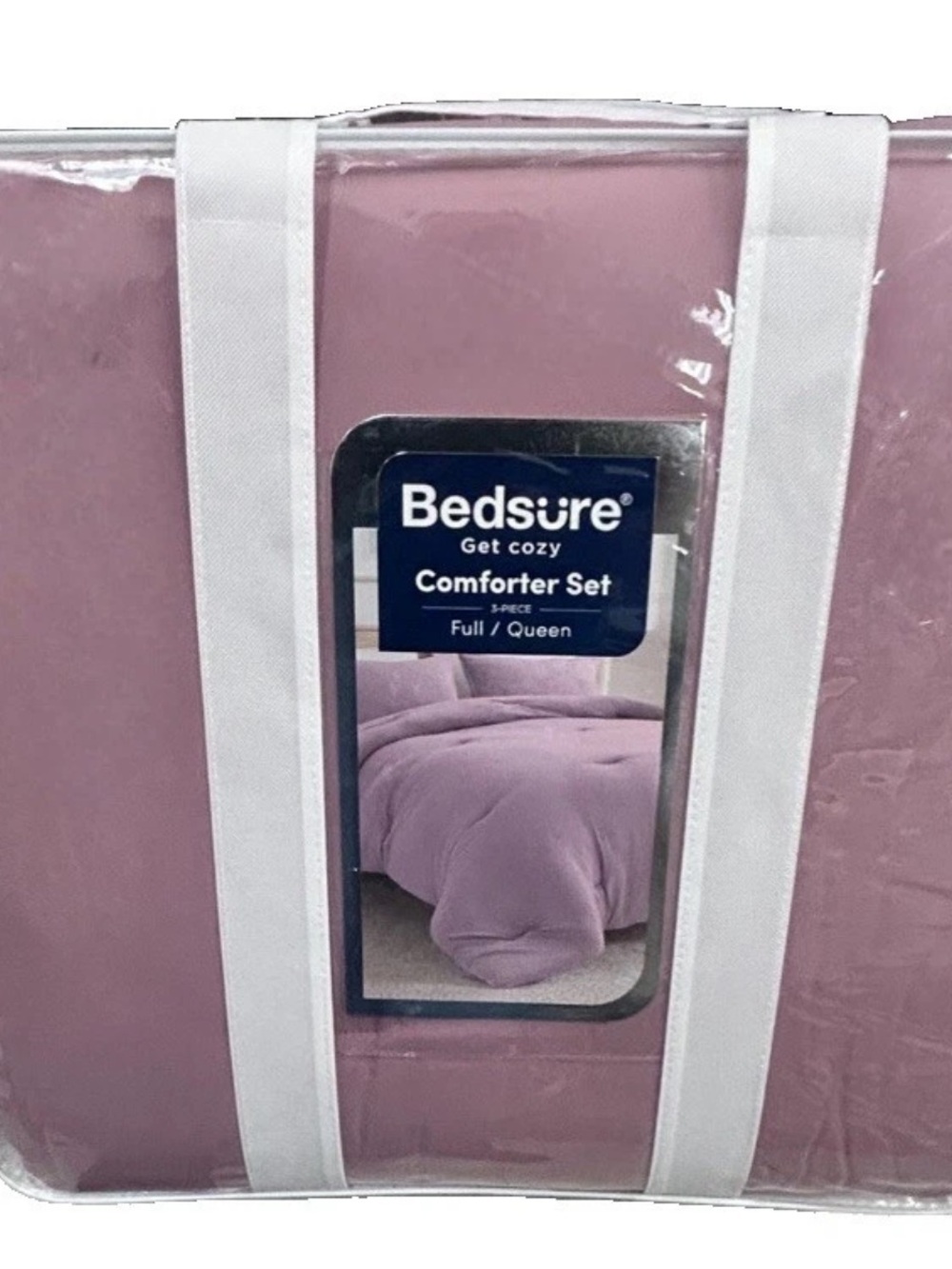 Bedsure Magenta Berry Comforter Set 90”x90”